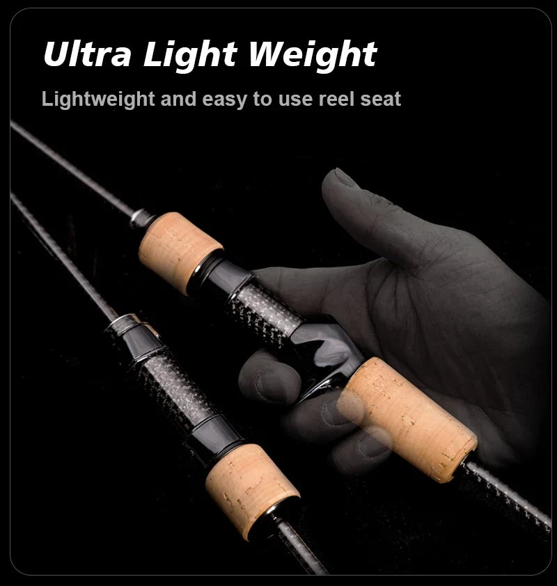 NNEOBA TH-532XULC-F Ultralight Spinning Casting Rod Carbon Brown